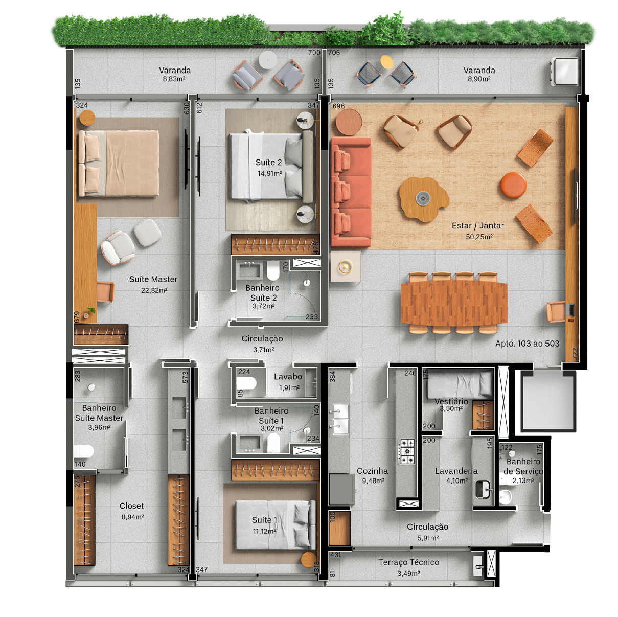 230m²